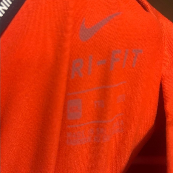 Nike Running Bright Orange 1/2-Zip Top XXL - Picture 2 of 3